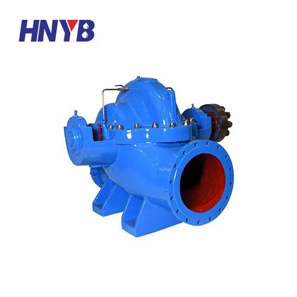 single stage double suction axially split case pump